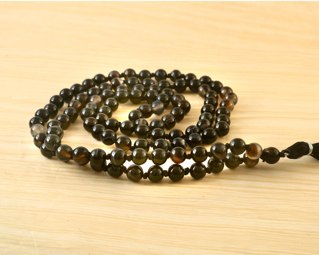 Natural Sulemani Hakik 109 Beads Certified Maala Necklace