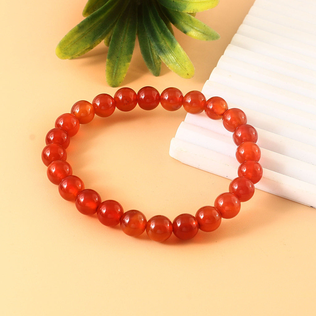 Healing Crystal Bracelet – Power, Peace, and Inner Strength Combined carnelian stone