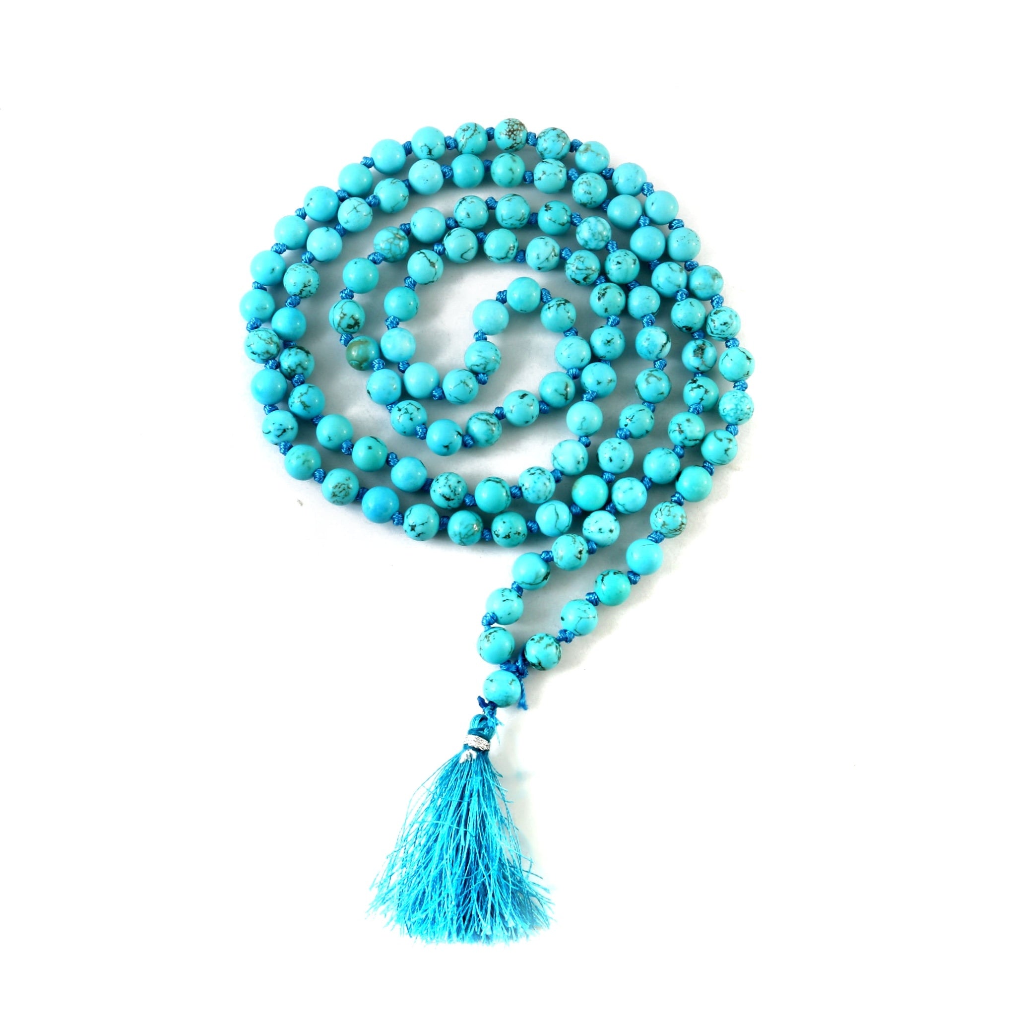 Turquoise  109 Beads Certified Jaap Maala Necklace