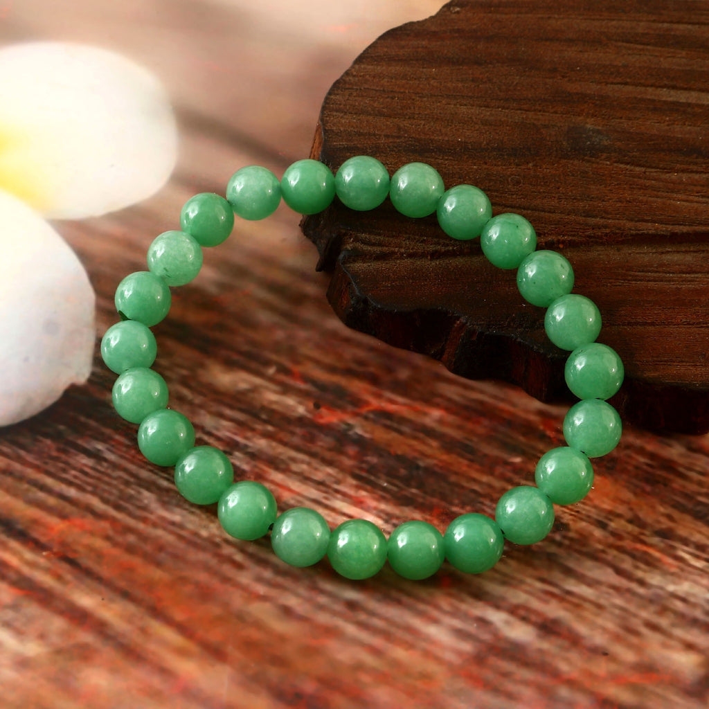 Natural Green Aventurine 8mm Adjustable Healing Crystal Bracelet