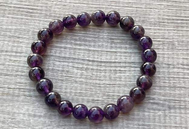 Natural Stone Beaded 8mm Adjustable Healing Crystal Bracelet Combo