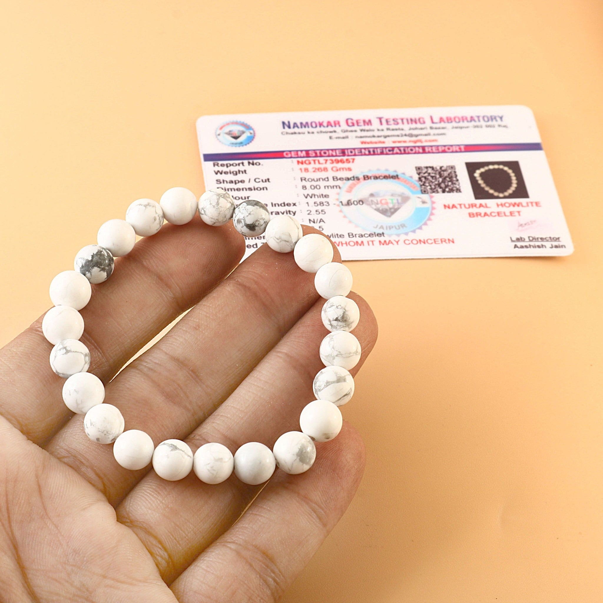 Natural Stone Bracelet – Balance, Heal, and Energize Your Spirit howlite