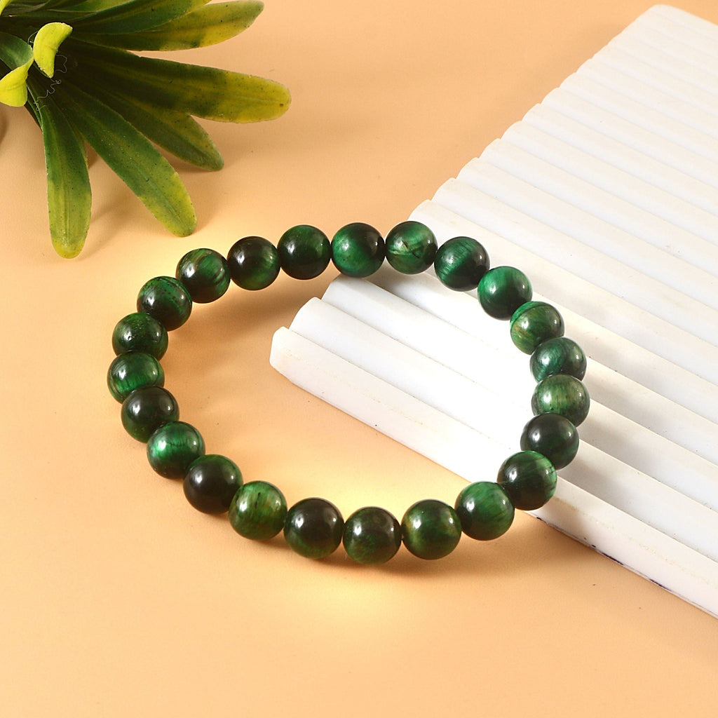 Semi-Precious Stone Bracelet – Sophisticated Style with Healing Crystal Vibes tiger eye