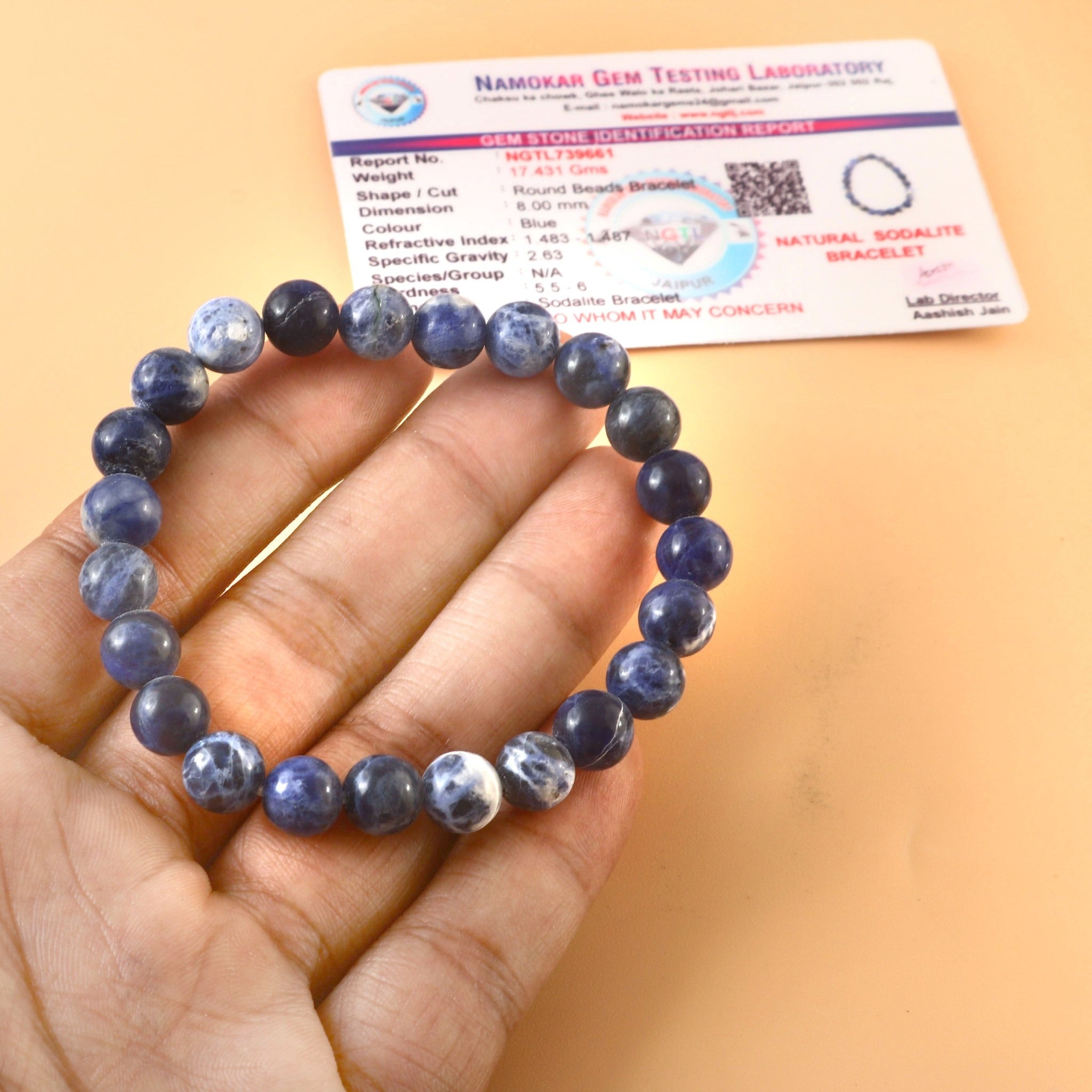 Handmade Gemstone Bracelet – Style with Purpose and Positive Energy sodalite stone
