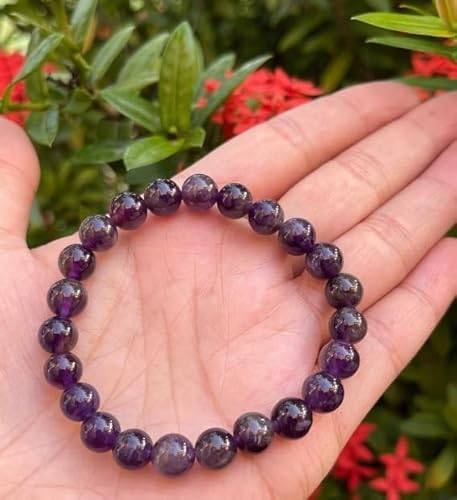 Natural Stone Beaded 8mm Adjustable Healing Crystal Bracelet Combo