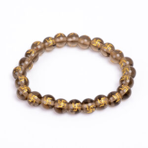 Swastik Engraved Adjustable Certified Bracelet