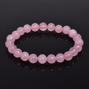 Natural Rose Quartz Adjustable Certified Bracelet