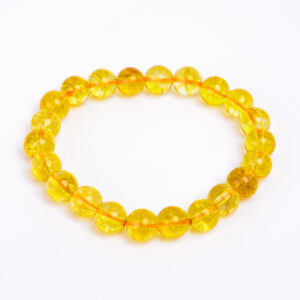 Natural Citrine Adjustable Certified Bracelet