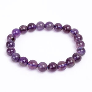 Natural Amethyst Adjustable Certified Bracelet