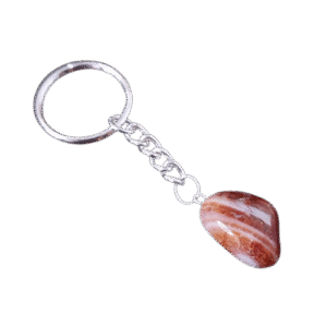 Carnelian Tumble Keychain