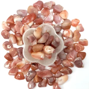 Apricot Agate Tumbled Stone