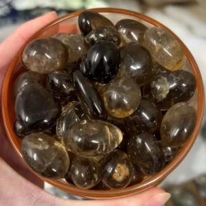 Smokey Quartz Tumble Stone Pack of 5 (Grounding & Stabilizing)