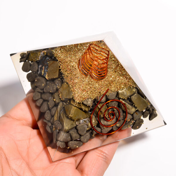 Pyrite Orgone Pyramid - Image 2