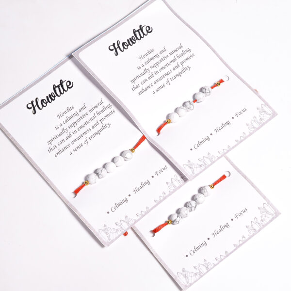 Howlite Stone Rakhi Combo – Set of 3 for ₹180 - Image 2