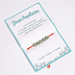 Green Aventurine Rakhi Combo – Set of 3 for ₹180