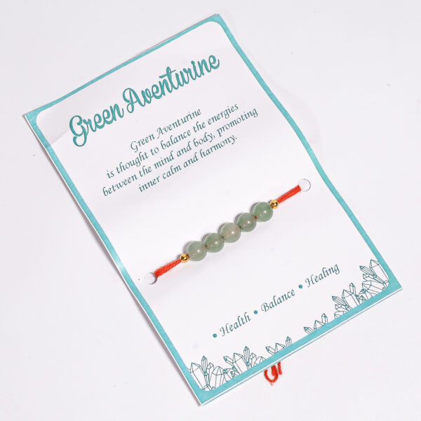 Green Aventurine Rakhi Combo – Set of 3 for ₹180