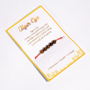 Tiger Eye Rakhi Combo – Set of 3 for Strength & Prosperity
