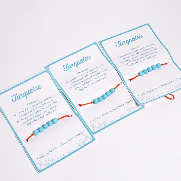 Turquoise Confidence Rakhi Combo – Set of 3 for ₹180 - Image 2