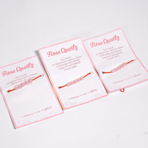 Rose Quartz Love Rakhi Combo – Set of 3 for ₹180